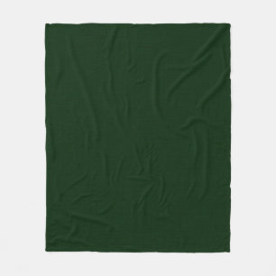 Couverture Polaire Vert foncé texturé