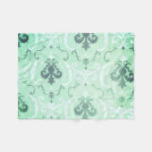 Couverture Polaire Vert pastel doux (Devant (Horizontal))