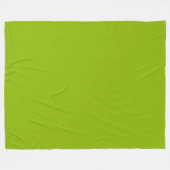 Couverture Polaire Vert pomme (couleur solide)  (Devant (Horizontal))