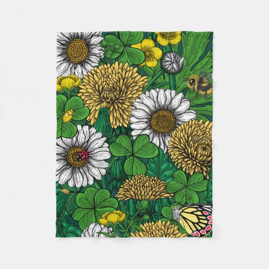 Couverture Polaire Vert printemps (Devant)