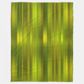 Couverture Polaire Vert rayé (Devant)
