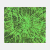 COUVERTURE POLAIRE VERT TIE DYE (Devant (Horizontal))