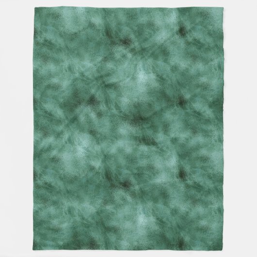 Couverture Polaire Vert Turquoise de pin chic (Devant)