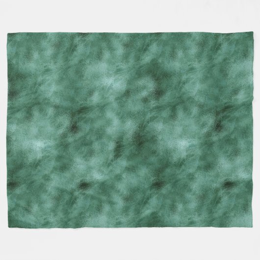 Couverture Polaire Vert Turquoise de pin chic (Devant (Horizontal))