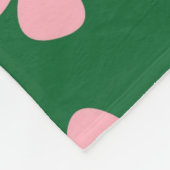 Couverture Polaire Vert Y2K Vibrant Fleur sauvage Bold Retro Spring (Coin)