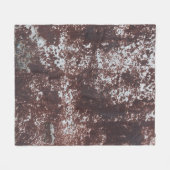 Couverture Polaire Very old rusted sheet iron. Textured metal surface (Devant (Horizontal))