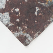 Couverture Polaire Very old rusted sheet iron. Textured metal surface (Coin)