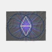 Couverture Polaire Vesica Pisces with Starburst Fleece Blanket (Devant (Horizontal))