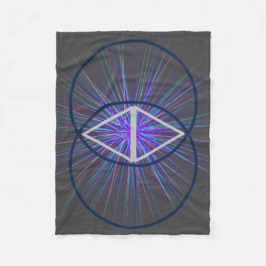 Couverture Polaire Vesica Pisces with Starburst Fleece Blanket (Devant)