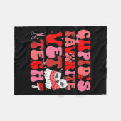 Couverture Polaire Vet Tech Valentines Day Veterinary Vet Student Vet (Devant (Horizontal))