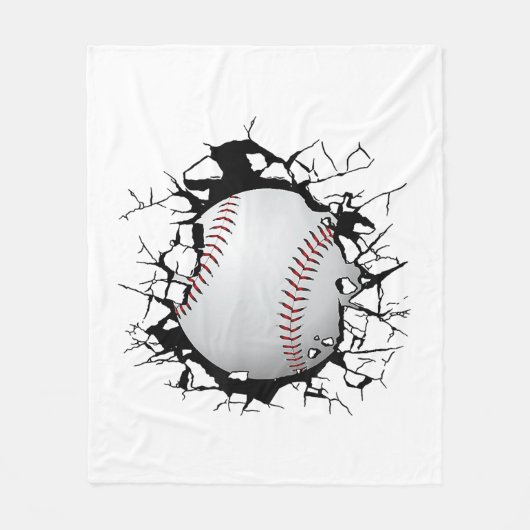 Couverture Polaire Vêtements de baseball - Baseball (Devant)