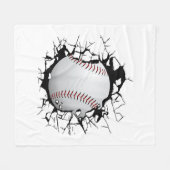 Couverture Polaire Vêtements de baseball - Baseball (Devant (Horizontal))
