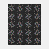 Couverture Polaire Vêtements de libellules (Devant)