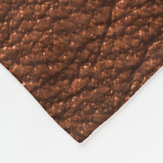 Couverture Polaire Vêtements de structure brun cuir (Coin)