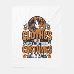 Couverture Polaire Vêtements Halloween Vintage Chemise Déclaration de