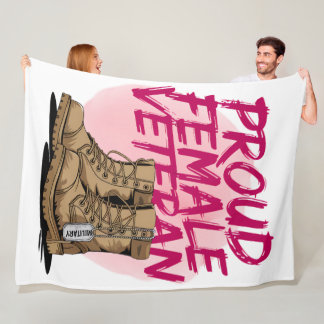 Couverture Polaire Vétérane féminine fière