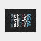 Couverture Polaire Vétérinaire Conception Pour Hommes Femmes Animal V (Devant (Horizontal))