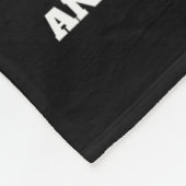 Couverture Polaire Vétérinaire Écrit blanc chèque Famille des vétéran (Coin)