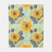 Couverture Polaire Vibe de tournesol (Devant)