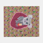 Couverture Polaire Vibe d'été de Koala Bear (Devant (Horizontal))