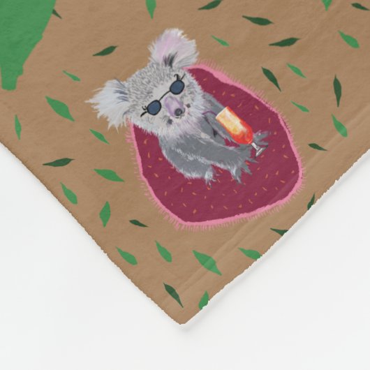 Couverture Polaire Vibe d'été de Koala Bear (Coin)