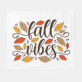 Couverture Polaire Vibes d'automne (Devant (Horizontal))