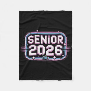 Couverture Polaire Vibes de fin d'études de Senior 2026 Rétro Gamer