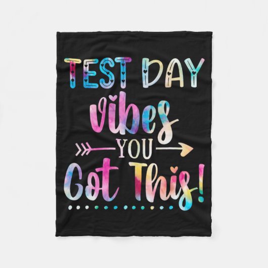 Couverture Polaire Vibes De Jour Vous Avez Ce Professeur Cute Tie Dye (Devant)