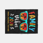 Couverture Polaire Vibes Familiales 2026 Retrouvailles Familiales Vac (Devant (Horizontal))