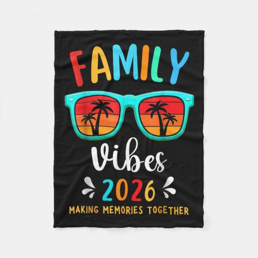 Couverture Polaire Vibes Familiales 2026 Retrouvailles Familiales Vac (Devant)