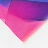 Couverture Polaire Vibrant Abstrait Color Wave Art (Coin)