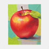 Couverture Polaire Vibrant Apple Still Life (Devant)