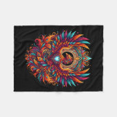 Couverture Polaire Vibrant Fantasy Pcute Ss Cute Ssnix Mythical Bird  (Devant (Horizontal))