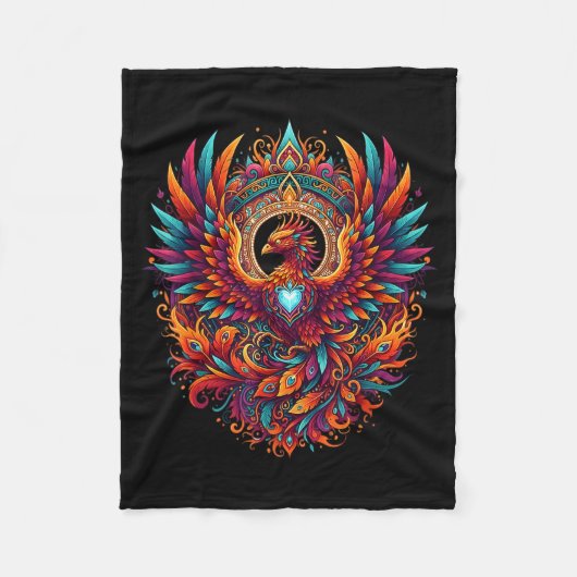 Couverture Polaire Vibrant Fantasy Pcute Ss Cute Ssnix Mythical Bird  (Devant)