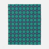 Couverture Polaire Vibrant Floral Motif sans joint (Devant)