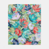 Couverture Polaire Vibrant Garden Symphony (Devant)