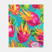 Couverture Polaire Vibrant Motif de fruits de Dragoon (Devant)