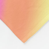 Couverture Polaire Vibrations positives - Dégradé radial coloré (Coin)