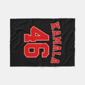 Couverture Polaire Vice-Président Kamala Harris Vp Président 46 Don (Devant (Horizontal))