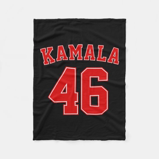 Couverture Polaire Vice-Président Kamala Harris Vp Président 46 Don (Devant)