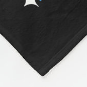 Couverture Polaire Vichy Bleu J'avais 6 ans Maintenant J'ai 7 ans Gar (Coin)
