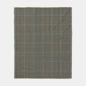 Couverture Polaire Vichy gris à carreaux (Devant)