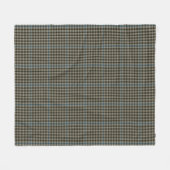 Couverture Polaire Vichy gris à carreaux (Devant (Horizontal))
