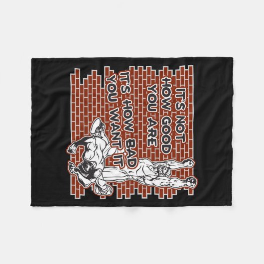 Couverture Polaire Victoire de lutte (Devant (Horizontal))