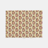 Couverture Polaire Victoria Sponge Cake Boulangerie britannique (Devant (Horizontal))