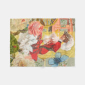 Couverture Polaire Victorian Lady Woman Fun Carriage (Devant (Horizontal))