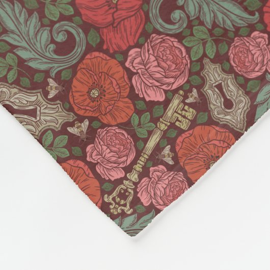 Couverture Polaire Victorian Steampunk Old Lock (Coin)