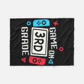Couverture Polaire Video Game On 3rd Grade Cool Kids Team Third Byck  (Devant (Horizontal))