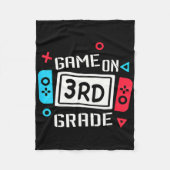Couverture Polaire Video Game On 3rd Grade Cool Kids Team Third Byck  (Devant)
