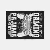 Couverture Polaire Video Game This Is My Gaming Pajama Funny Gamer Bo (Devant (Horizontal))
